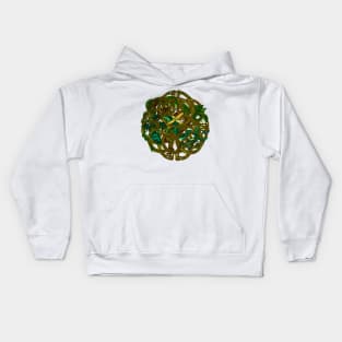 Celtic Knot with Dragons Kids Hoodie